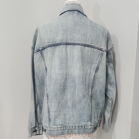 Free People Light Blue Jean Jacket - Picture 4 of 9